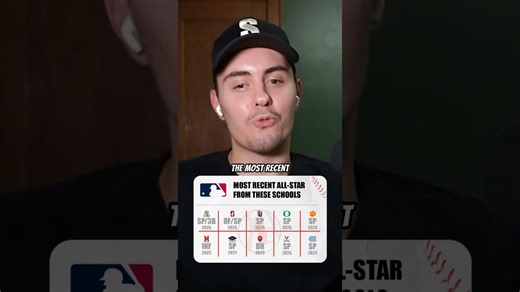 Can we guess the most recent MLB all-star from these schools? #mlb #baseball #trivia
