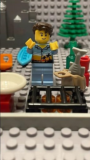 LEGO Wild Adventure 🌳#lego #stopmotion #memes #story #legoanimation