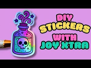 How to Make Holographic Stickers with Cricut Joy Xtra | Step-by-Step Tutorial