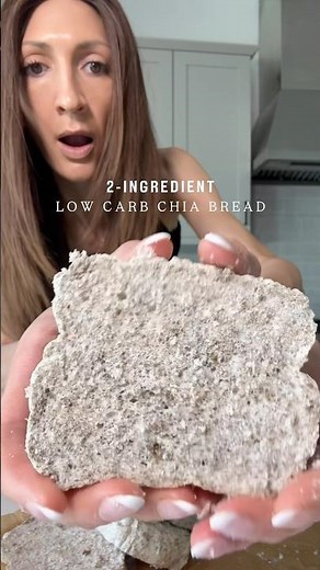 2 Ingredient Chia Seed Bread! (low carb, high protein)