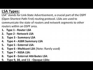 Understanding OSPF LSA Types | Comprehensive Guide to OSPF LSAs | Tech With Ravish