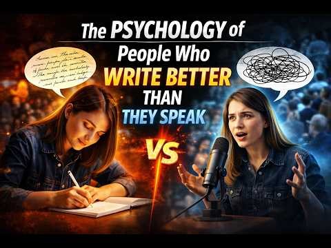 The Psychology of People Who Write Better Than They Speak