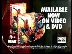 Spider-Man 'Available On Video And DVD' TV Commercial (November 2002)