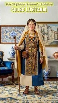 Portuguese Women's Fashion Evolution (800 BC–1 AD) 🇵🇹