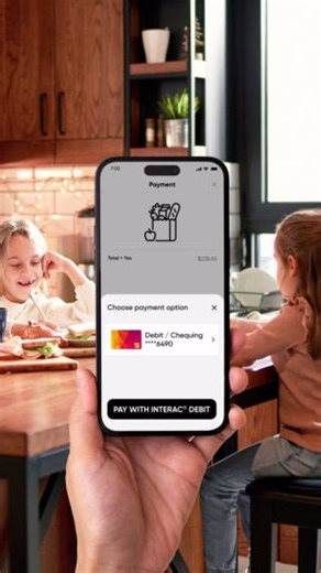 Simplify your busy day with Interac Debit. From groceries to gas, toys to coffee, stay in control of your payments by adding your debit card to your mobile wallet. #DayInTheLife #ParentLife #Parenting | Interac