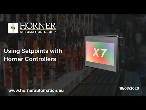 Using Setpoints with Horner Controllers