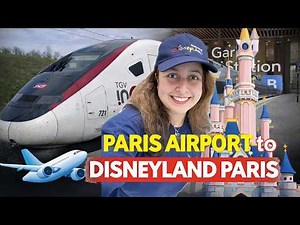 PARIS Charles de Gaulle AIRPORT to DISNEYLAND PARIS by Train | Step-by-Step Guide 2026