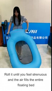 Inflatable Pool Float, Swimming Pool Water Hammock Inflatable Floating Lounger Chair, Multi-Purpose Pool Hammock Inflatable Rafts Drifter Floating Bed Pool Chair - No Pump Required, Easy to Inflate