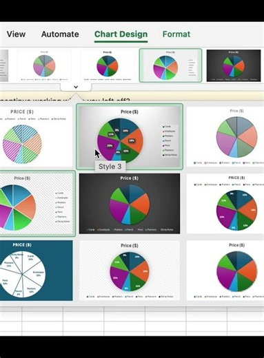 Excel Hack: Perfect Pie Charts Every Time #excel #exceltutorial #excelshorts