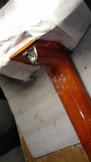 Fixing a snaped-off guitar neck heel