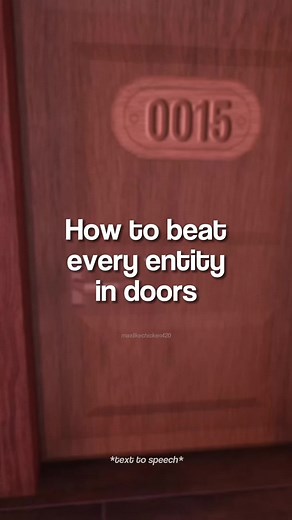 How to beat every entity on doors! Hope this helps (: #roblox #doors #gaming #fyp