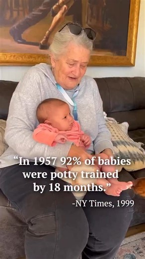 Andrea Olson | Elimination Communication Expert on Instagram: "Think about it for a second. What did babies do before diapers (which were invented in 1961)? Sure, they wore cloth diapers but that was only since the 1800s. Before that? Were they just going all over the cave? (Would our species have even SURVIVED if they did that??) Really think about it...🧐 THE ANSWER: What I’ve found working with over a million babies (and my own 6 babies) is that they are born signaling their needs and with in