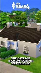The Sims 4 base game + Growing Together starter house build 🏠