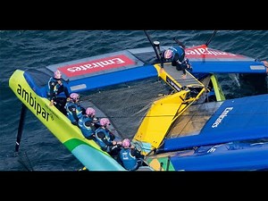 Brazilian F50 Total Loss After Crash, French Team Loses Rudder During SailGP Germany Training