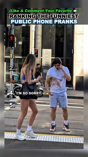 Ranking The Funniest Public Phone Pranks Ever! 😂📞 #funny #prank #shorts