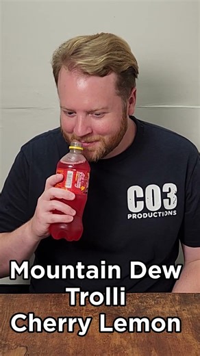 Mountain Dew x Trolli - Cherry Lemon | Taste and Rank Every Zero Sugar Drink #zerosugar #shorts