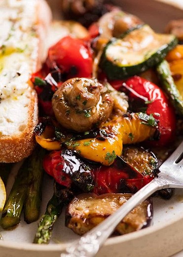 Incredible BBQ Grilled Vegetables - marinated!