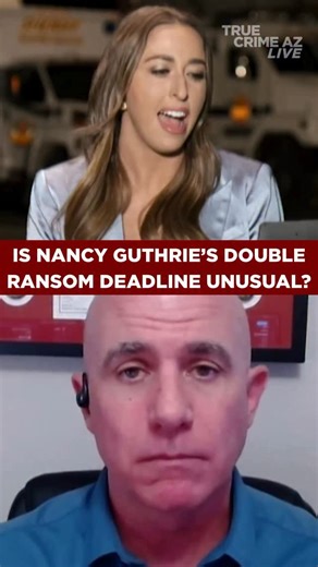 Former FBI special agent explains why the Nancy Guthrie “ransom” note having two deadlines is bizarre and what this tells him.. #nancyguthrie #abduction #truecrime #investigation #ransom | Briana Whitney TV