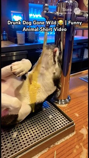 Drunk Dog Gone Wild 😂 |Funny Animal Short Video #music