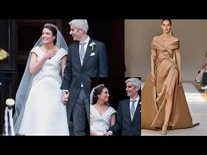 Princess Alexandra Of Luxembourg Religious Wedding To Nicolas Bagory |Princess Alexandra Dress