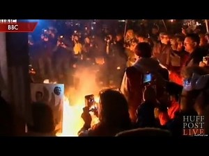 Russell Brand Protests Outside Buckingham Palace