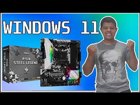 SOLUÇÃO !!! Como Instalar Windows 11 na B450M STELL LEGEND