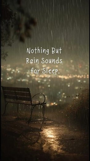 Nothing But Rain Sounds for Sleep (10 Hours) 🌧️ #sleepmusic #cozynights