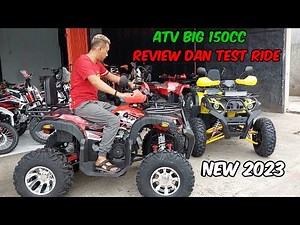 NEW ATV BIG 150CC MATIC REVIEW AND TEST RIDE LETS GO