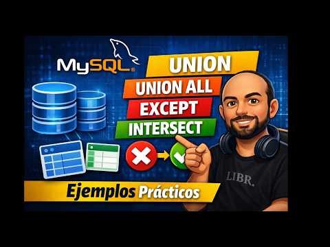 Ejemplos de union all intersect y except