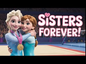 Elsa and Anna's Epic Gymnastics Battle!❄️👑