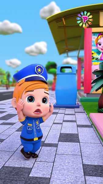 Police Car Song | Best Funny Nursery Rhymes For Kids #Shorts
