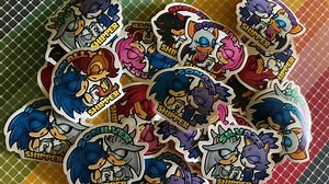 Sonic the Hedgehog Ships OTP Stickers - Sonamy Sonally Sonadow Sonaze Sonilver Sonuckles Knouge Silvaze Shadamy Shadouge  MORE - Etsy