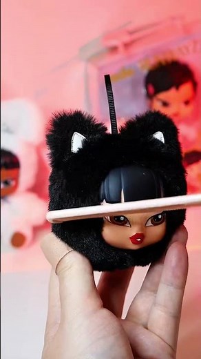 Let’s make Labubu Bratz Plush Keychain 🖤