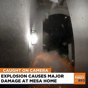 26K views · 128 reactions | Video shows an explosion that caused significant damage to a Mesa home. Between broken windows, a damaged roof and more, the homeowner estimates tens of thousands of dollars worth of damage was done. Full story: https://azfamily.tv/4cigvju | azfamily 3TV CBS 5 | Facebook