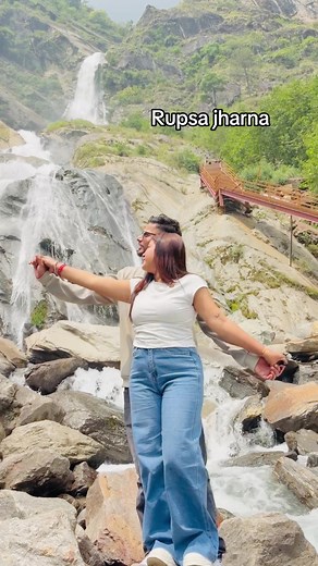 Rupsa Jharna Rupse Waterfall Visit with My Love