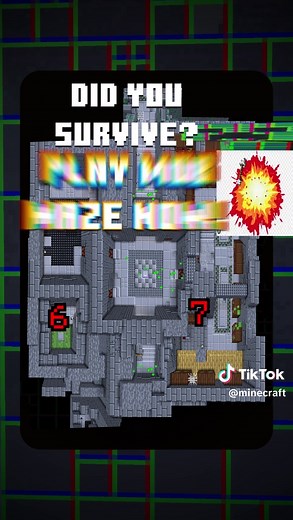 Survive the Challenge: Explore Mob Maze in Minecraft