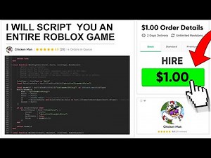 I Hired a Scripter to Make Me a Roblox Game For $1.. (Shocking)