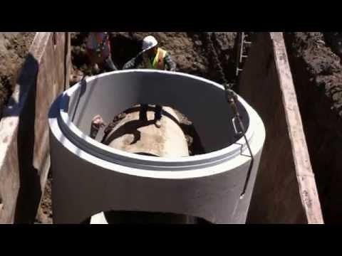 Part 5: Place manhole on existing 1.5m storm sewer June 08 2015