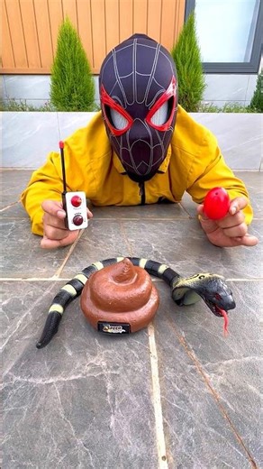 Remote Control Snake vs Speed poo 💩 #shorts