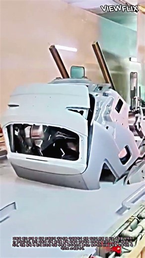 Automated Car Frame Anti-Rust Process #worker #process #automotive #factory #machinery