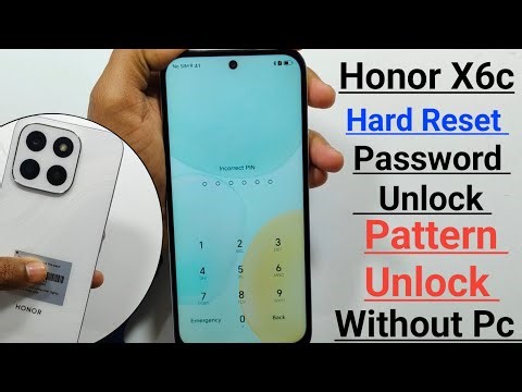 Honor X6c Hard Reset Without PC 2026 | Honor Password Lock Remove | Pattern Unlock- Pin Lock Forgot