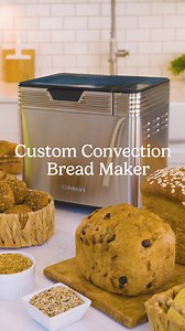 Warm up this winter with freshly baked bread from our Custom Convection Bread Maker! Customize with choice of loaf sizes & crust coloring. https://www.cuisinart.com/shopping/appliances/bread_makers/cbk-210/ | Cuisinart