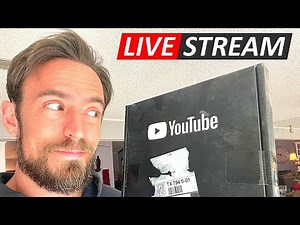 🔴LIVE: 100K Silver Play Button Unboxing from Texas