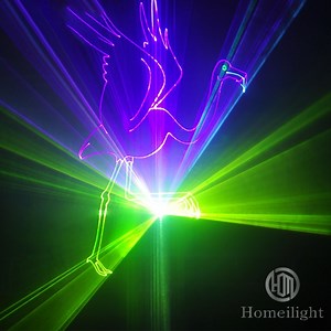 [Hot Item] 2W Disco DJ Laser Full Color Projector Outdoor Laser Light Animation Effect Cuboid Laser Light