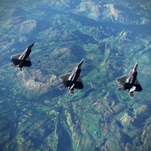 This F-22 Raptor Formation Footage is Crazy! | GameboyRed