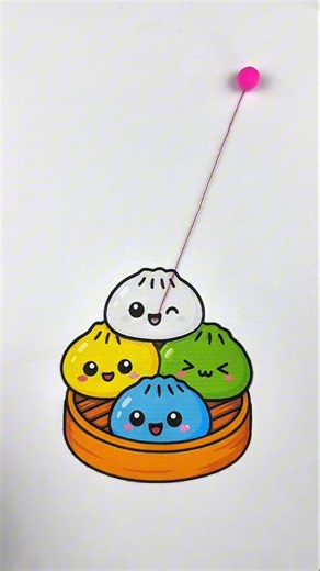 Squishy Dumplings Easy Pinball Paper Maze Puzzle idea #squishy #dumplings #papercraft