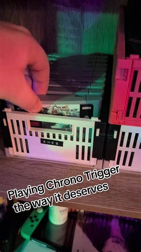 Playing Some Chrono Trigger. can't beat it on a CRT on original hardware. ✨ #Chronotrigger #SNES #retrogaming #retro