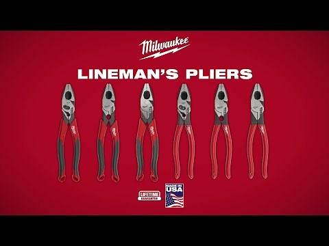 Milwaukee® 9" Lineman's Pliers (USA)