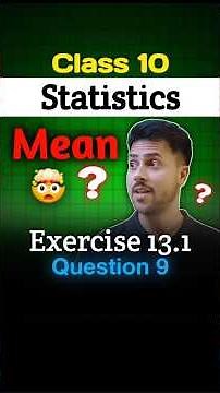 Class 10 Statistics Q9 | Ex 13.1 Full Solution | Quick Method #shorts #statisticsclass10 #viral