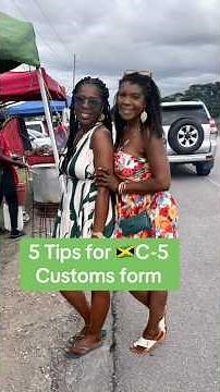 Jamaica Customs and Immigration C5 Form